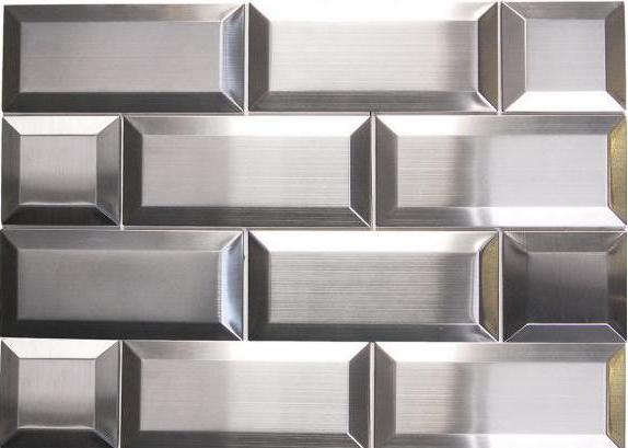 Odyssey Subway 3x6 Stainless Steel Mosaic
