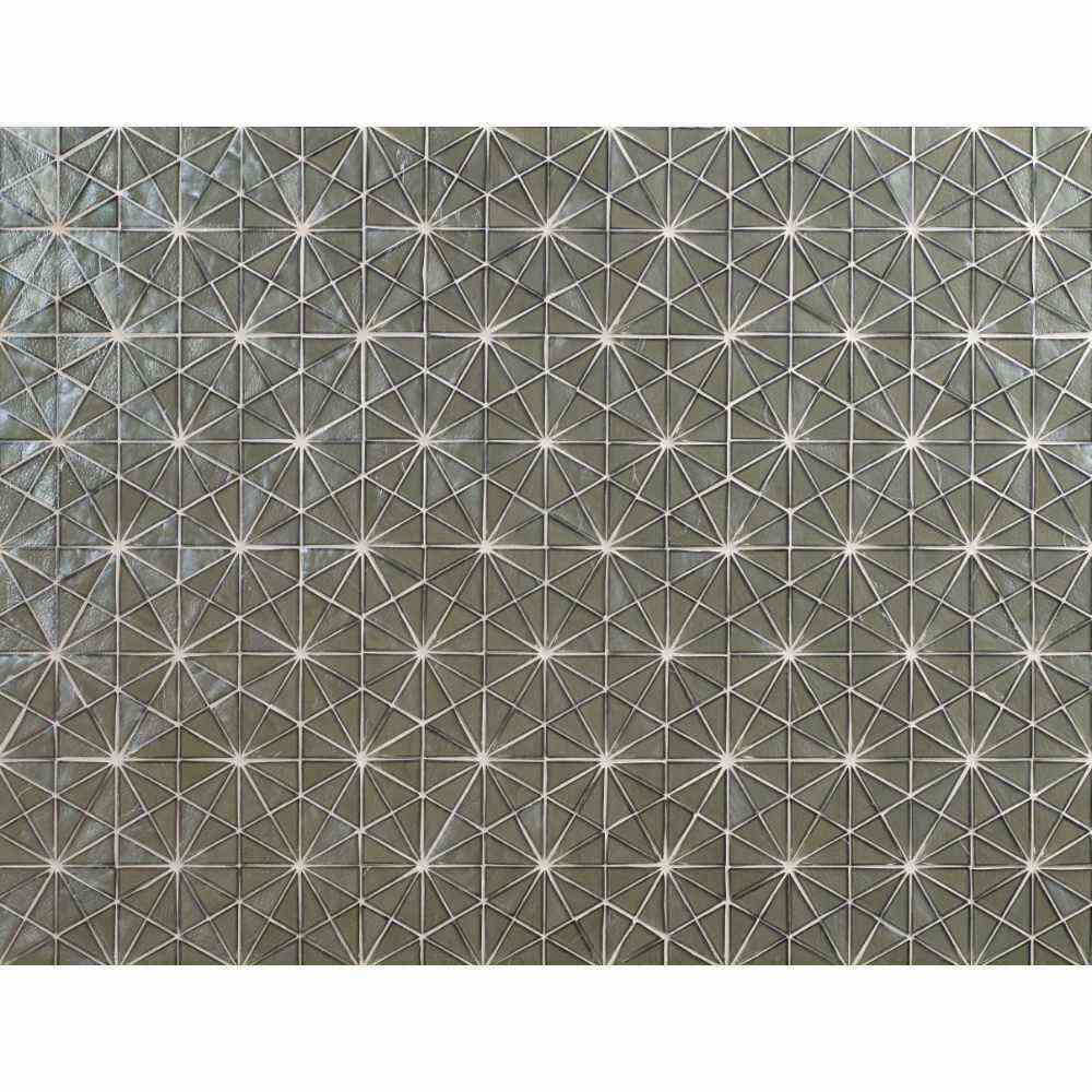 Stella Grigia 6mm Glossy Glass Mosaic Tile