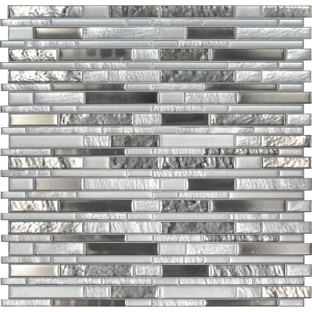 Adara Interlocking Pattern 8mm Glass Tile