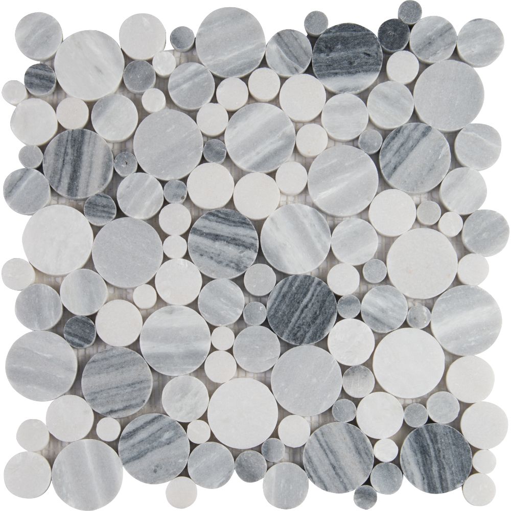 Alaska Gray 12x12 Polished Pebble