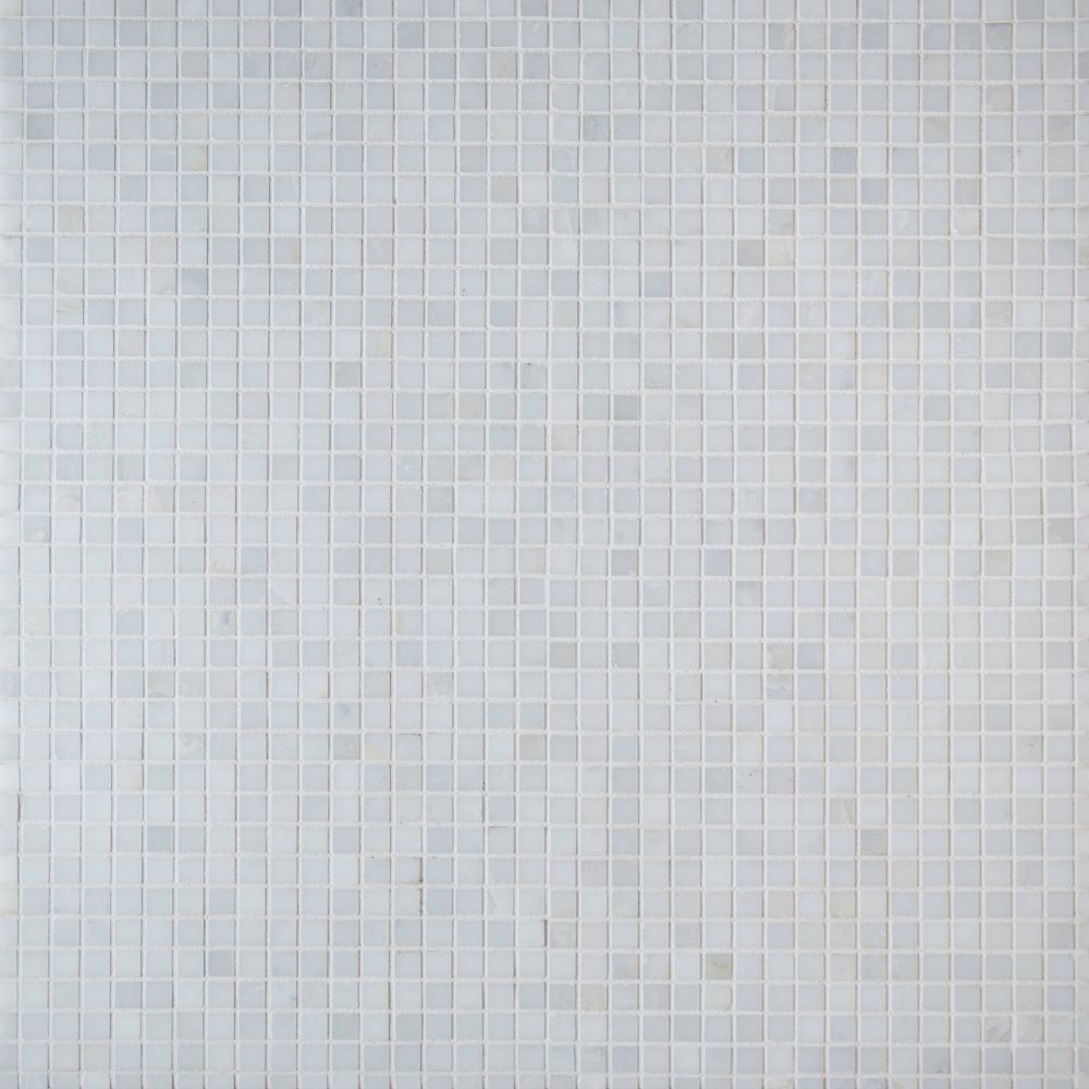 Arabescato Carrara 5/8x5/8 Honed Mosaic