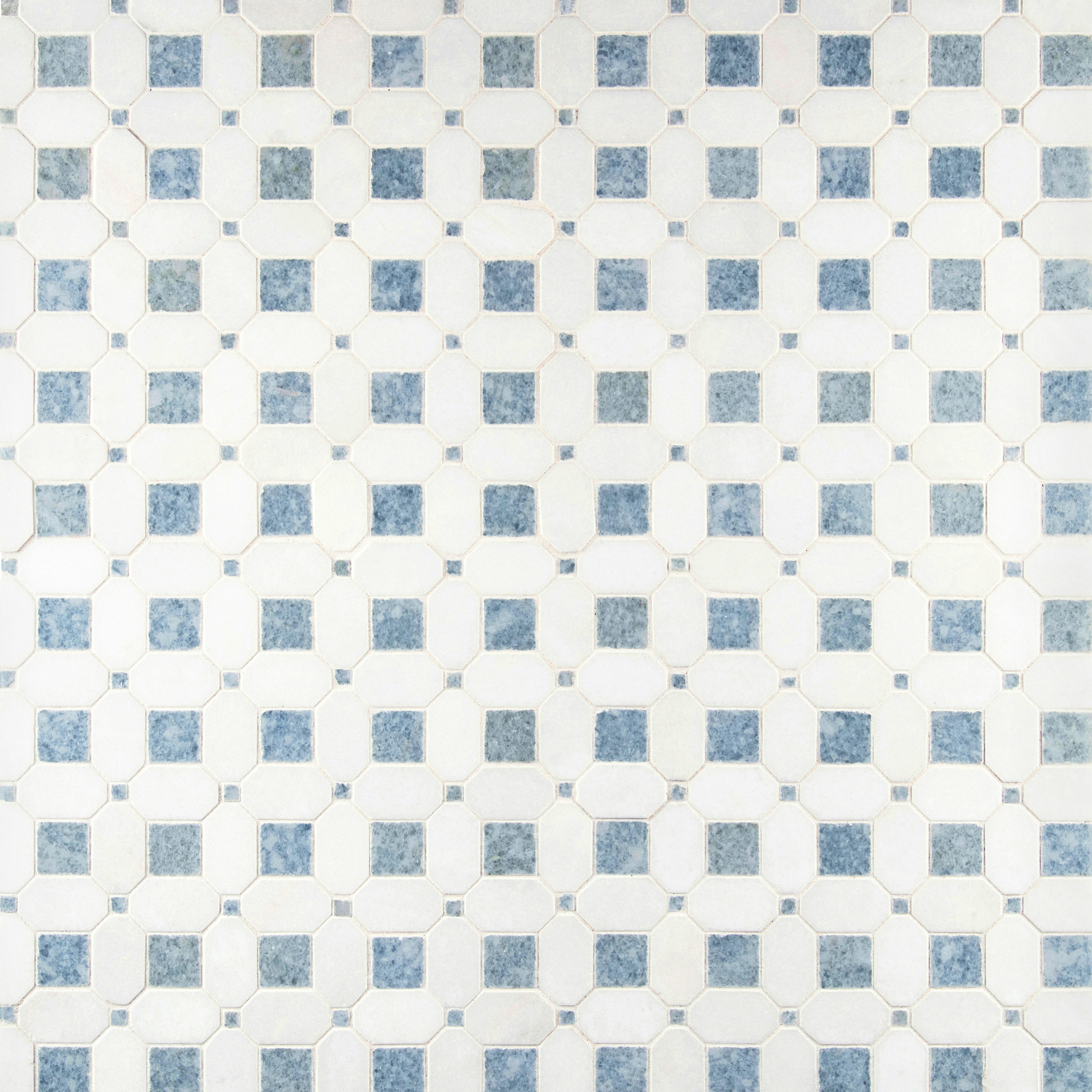 Azula Hatchwork 12X12 Polished Marble Mosaic Tile-1