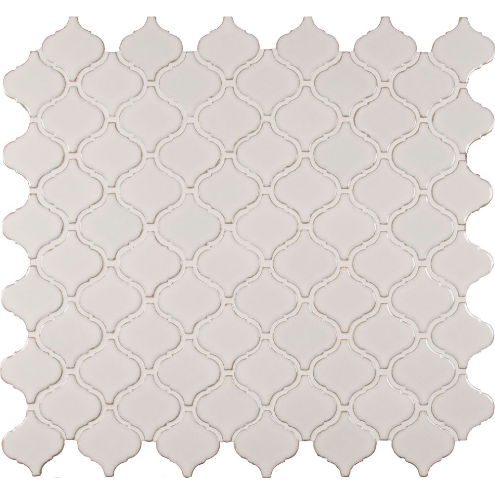 Bianco White Arabesque 6mm Mosaic