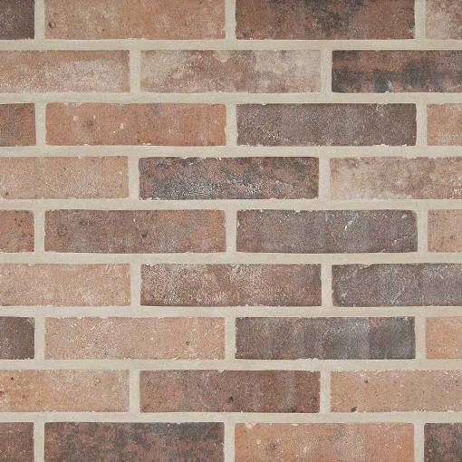 Rustico Brick 2-1/3X10 Matte Porcelain Floor and Wall Tile