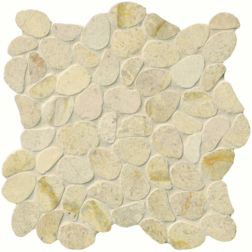 Coastal Sand 12X12 Tumbled Pebbles