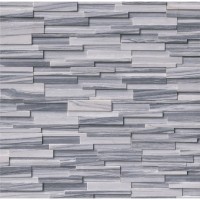 Alaska Gray 6x24 3D Honed Ledger Panel