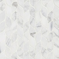 Calacatta Blanco Pattern Polished Backsplash Wall Tile
