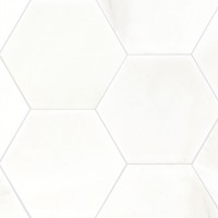 Greecian White 8x9 Hexagon Polished Marble Mosaic Tile