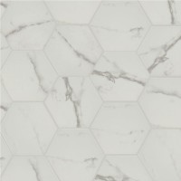 Hexley Marbello 9X10.5 Hexagon Matte Porcelain Mosaic Tile