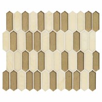 Pixie Gold 6mm Glossy Glass Mosaic Tile