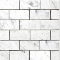 Carrara 3x6 Polished Marble Subway Tile