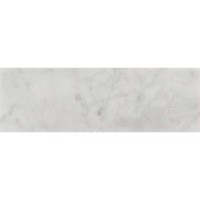 Carrara White 4X12 Honed Subway Marble Tile