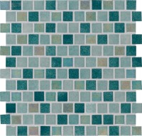 Carribean Jade 1X1 Staggered Glass Pool TIle