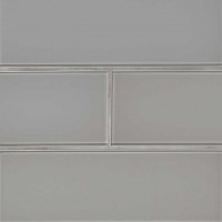 Oyster Gray 4x12 Glass Subway Wall Tile