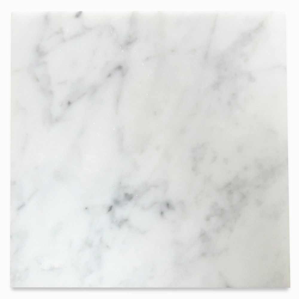 Italian Carrara White 6X6 Polished Marble Subway Tile