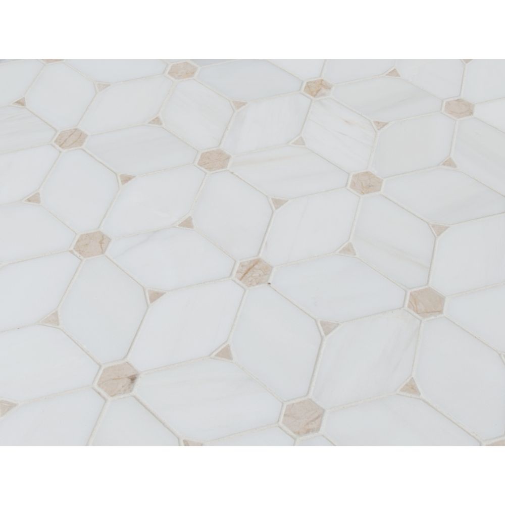 Cecily Pattern Polished Marble Mosaic