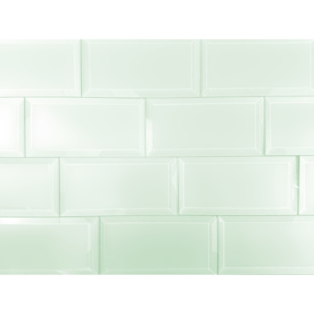 Frosted Elegance Marie 3X6 Glossy Glass Subway