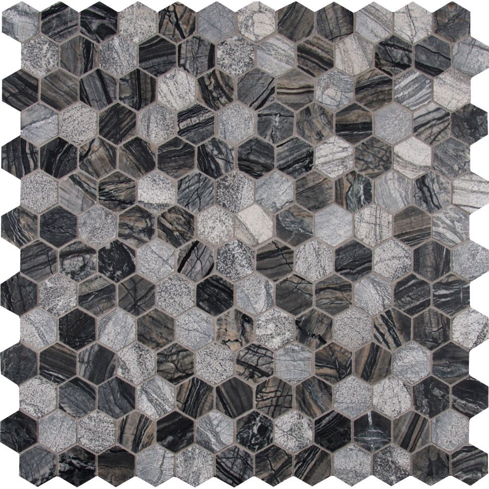 Henley 2x2 Hexagon Multi Finish Mosaic