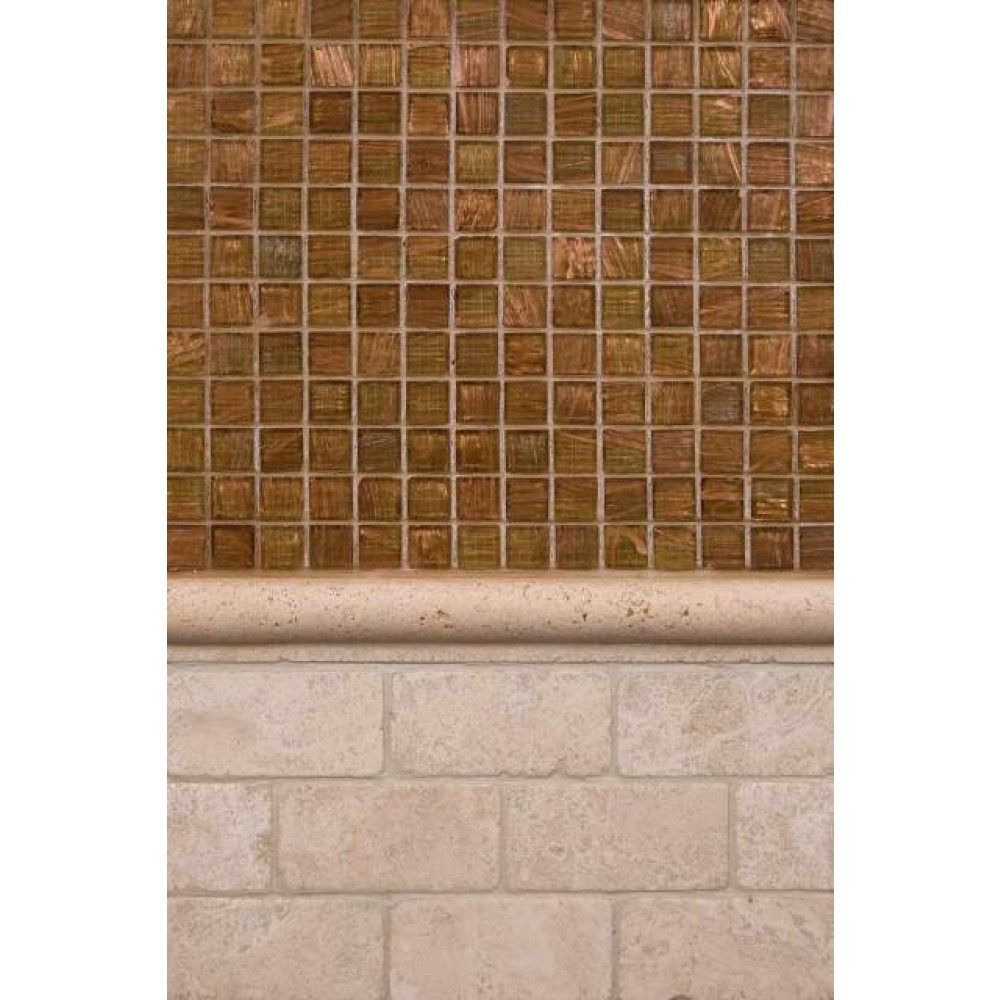Tuscany Classic 1X3 Brick Tumbled Travertine Mosaic