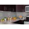 Oyster Gray 12x12 Subway Glass Tile
