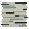 Anacapri Blend Interlokcing 6mm Glass Mosaic Tile