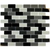 Black Blend Brick 1X2X8MM