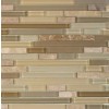 Brown Staccato 12x12 Glass Mix Blend Mosaic
