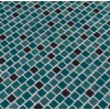 Carribean Mermaid 1X1 Staggered Glass Mosaic