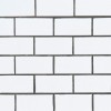 Domino White 11.22X11.47 Glossy Porcelain Subway Tile