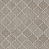 Dove Gray Arabesque Ceramic 8mm Tile