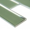Evergreen Beveled 2x6x8mm Glass Subway Tile-3