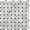 Greecian White Basketweave Polished Pattern Mosaic