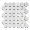 Oriental White 2x2 Hexagon polished Mosaic 