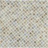 Ivory Iridescent 3/4x3/4 Mosaic