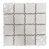 Magnolia 3X3 White Square Ceramic Mosaic