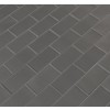 Metallic Gray 2x4x8mm Glossy Glass Subway Tile-2
