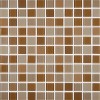 Mocha Cream and Frosted 1x1x4MM Mosaic