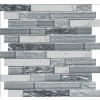 Whistler Ice Interlocking 8mm Glass Wall Tile