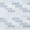 Zouli 2X6 White Honed Encaustic Pattern Subway Tile