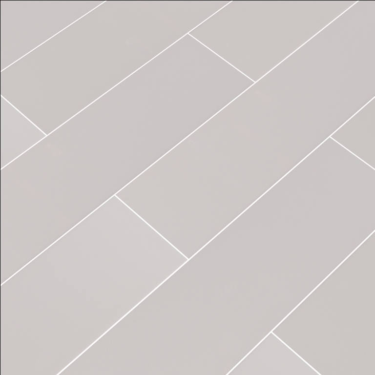 Domino Gray Glossy 4x16 Subway Ceramic Tile