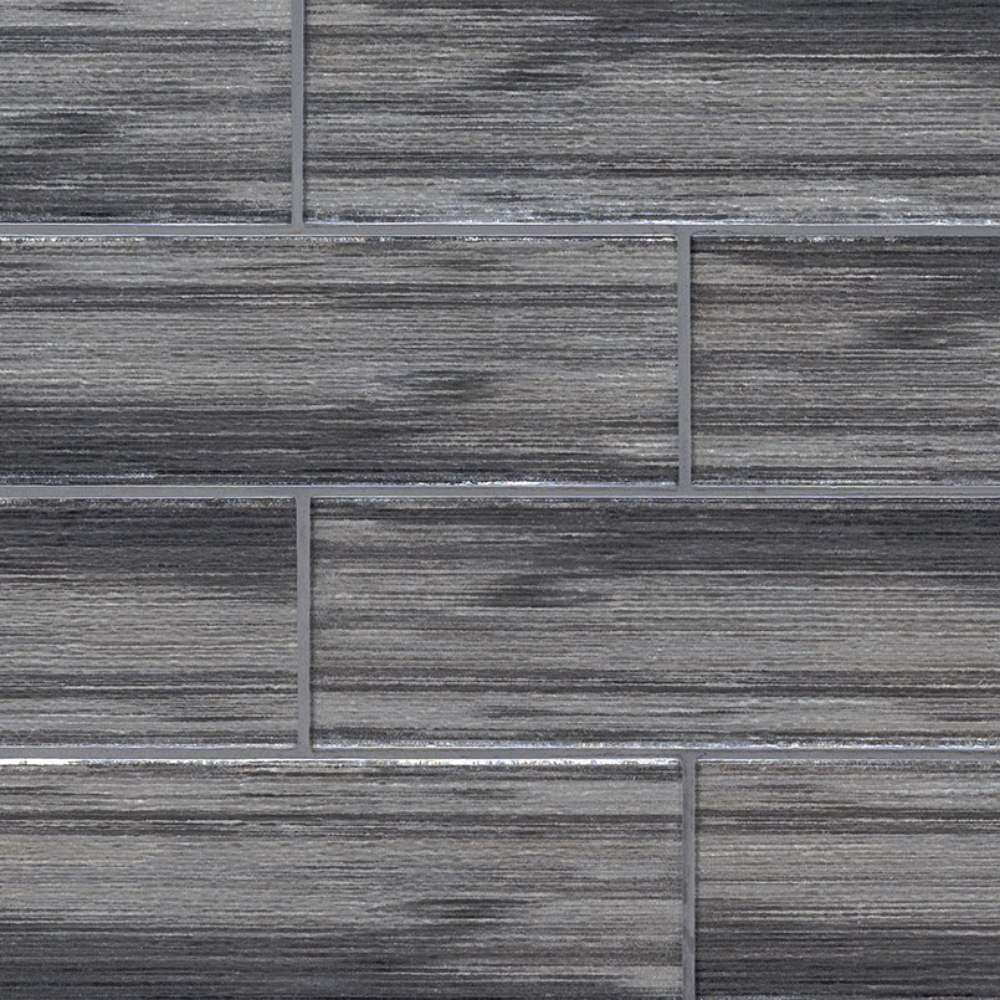 Glacier Black 3x9 Glass Subway Tile - Backsplash Tile USA