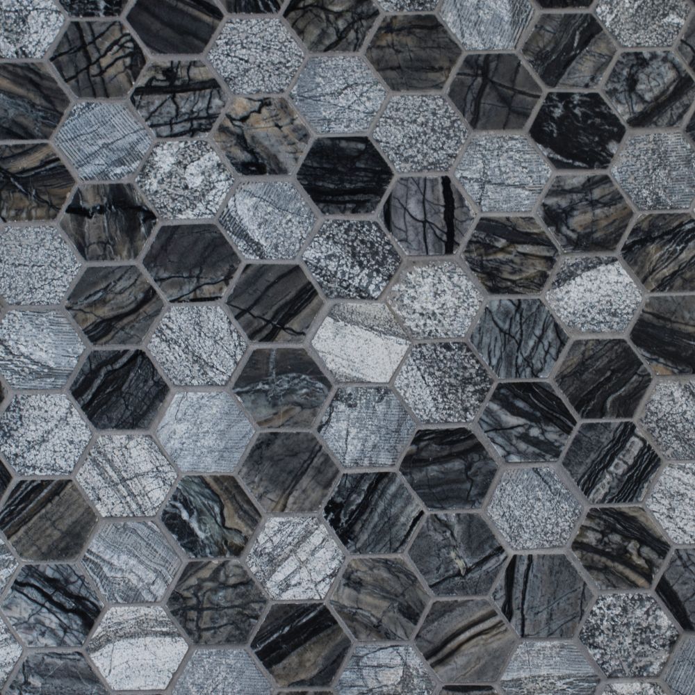 Henley 2x2 Hexagon Multi Finish Mosaic
