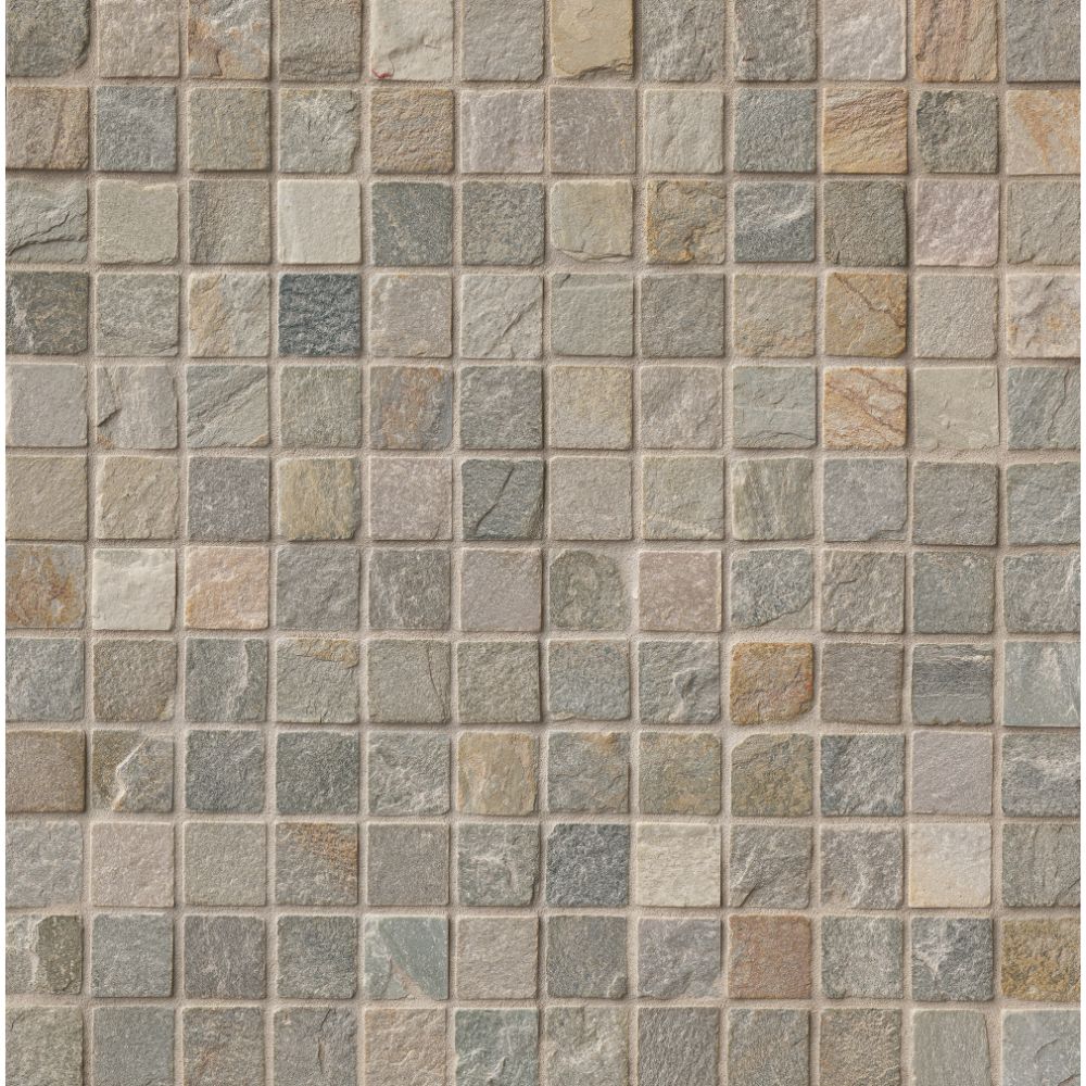 Horizon 12X12 Tumbled Quartzite Mesh-Mounted Mosaic Tile
