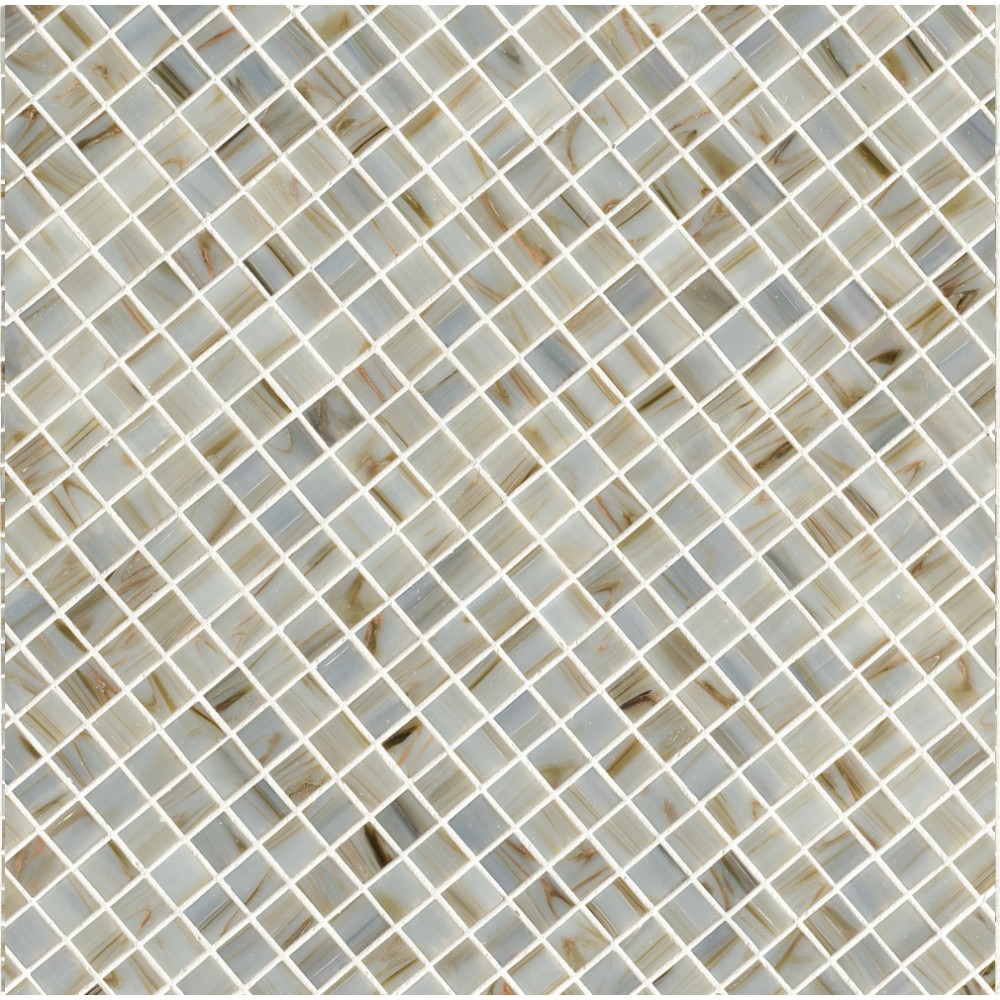 Ivory Iridescent 3/4x3/4 Mosaic