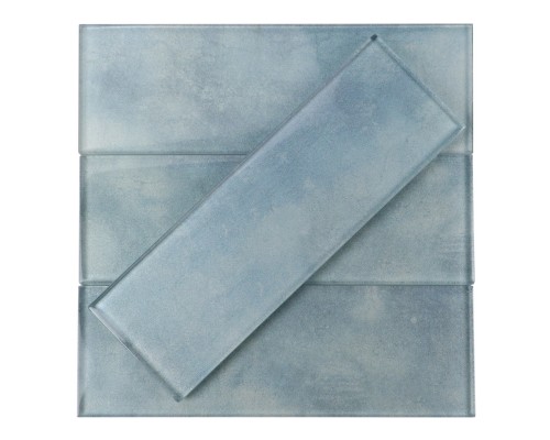 Light Blue 3x9 Glass Subway Tile 