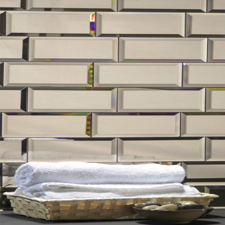 Reflections Gold 3X12 Polished Subway Glass Tile