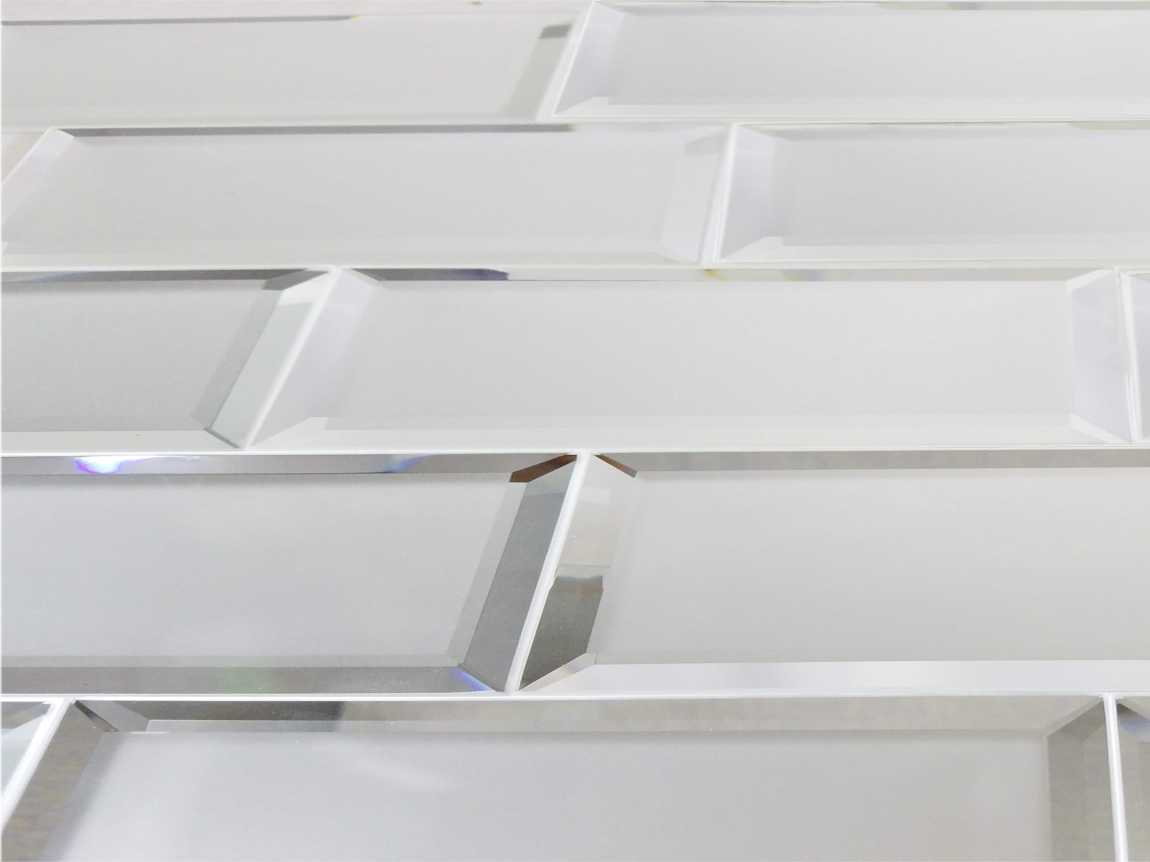 Reflections Silver 3X12 Matte Glass Tile