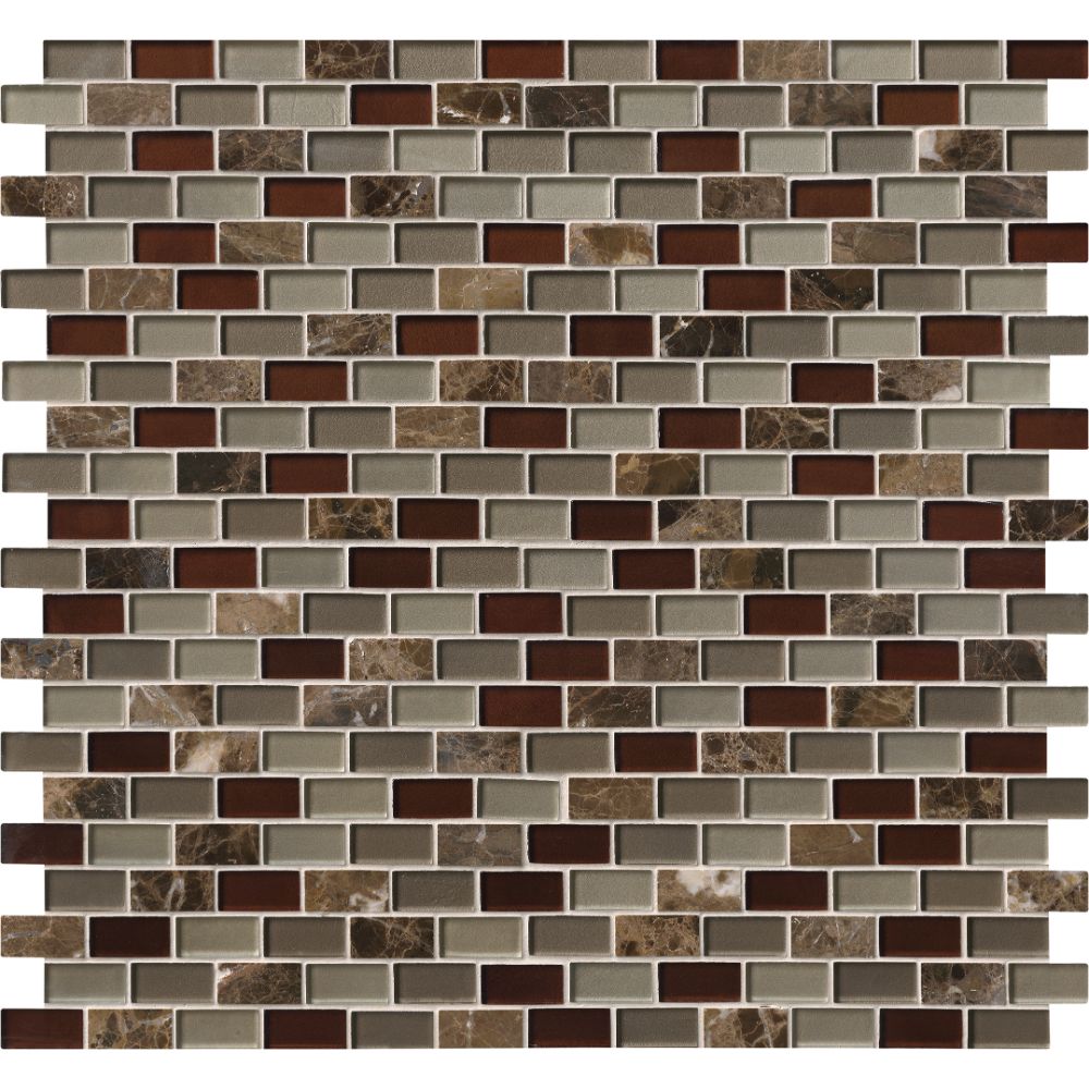 Royal Canyon 1x2x8mm Pattren Blend Mosaic Wall Tile