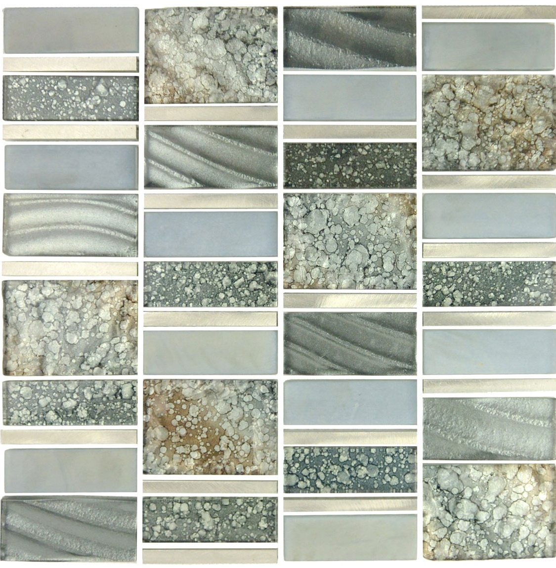 Silver Sea 12x12 Glossy Imperial Collection Mosaic