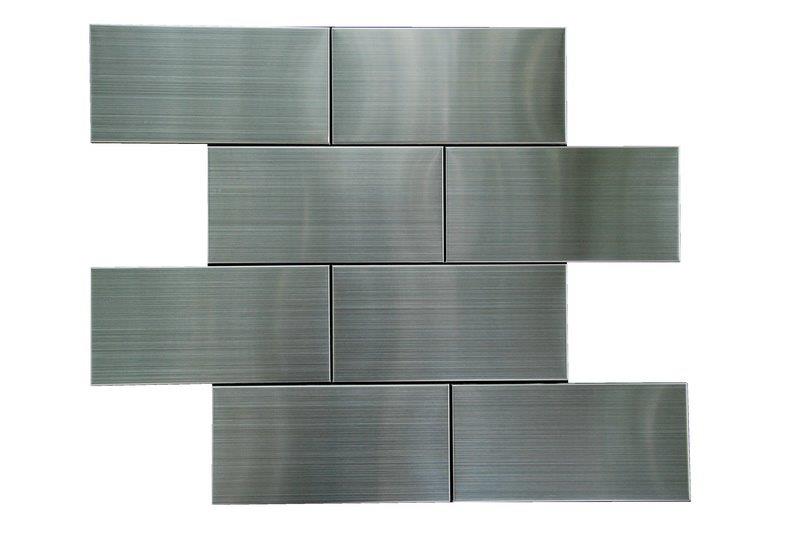 Stainless Steel 3x6 Flat Polished Subway